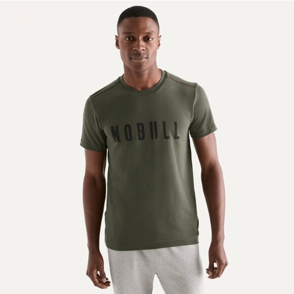 NWT NOBULL Men's Dark Army T-Shirt (Medium) - Picture 3 of 6
